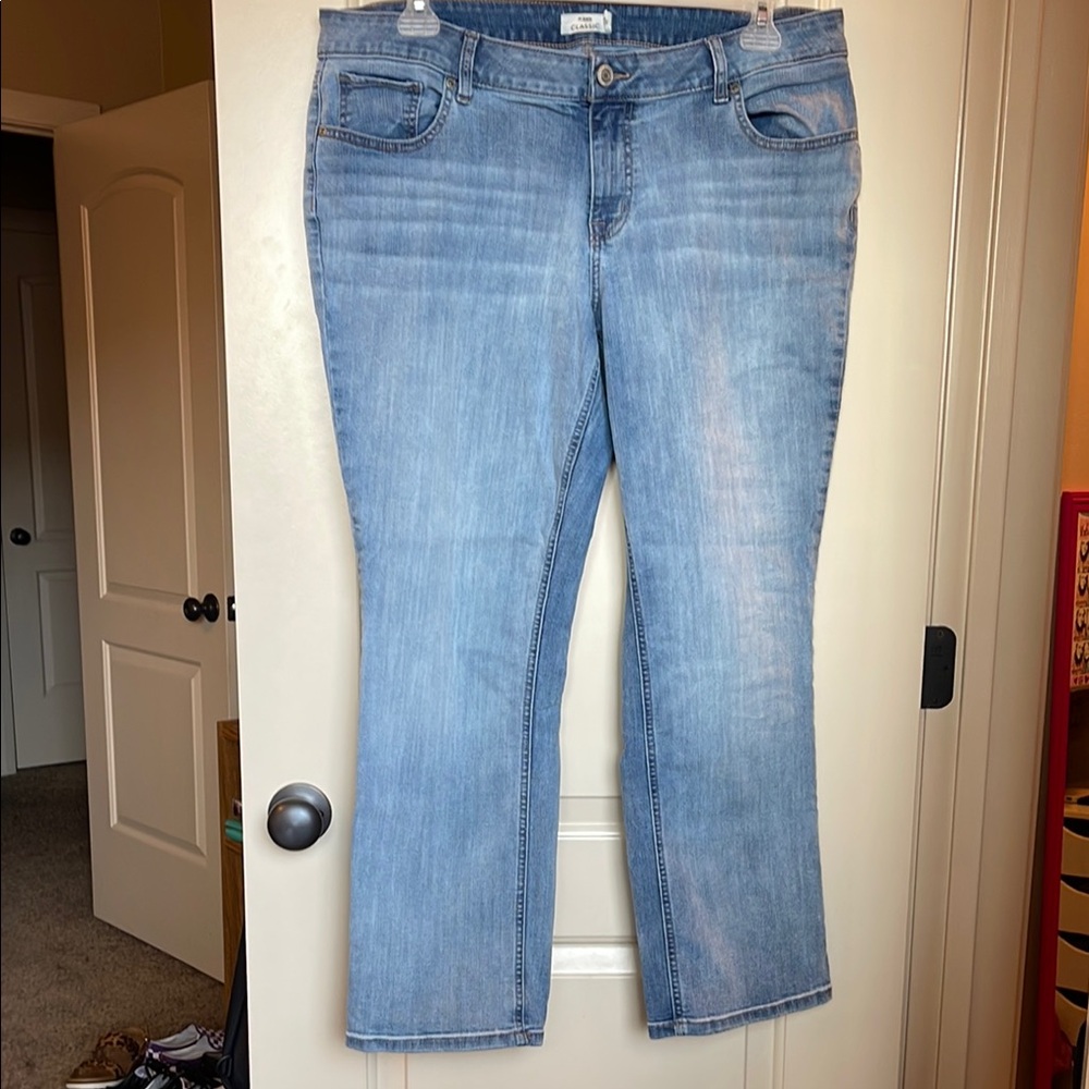 Maurices Blue Straight Leg Jeans Classic Style